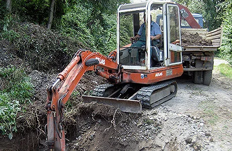 Erdbauarbeiten der SCHWANDT BAU GmbH – Projekt 2