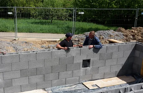 Poolbau der SCHWANDT BAU GmbH – fertiggestellter Pool